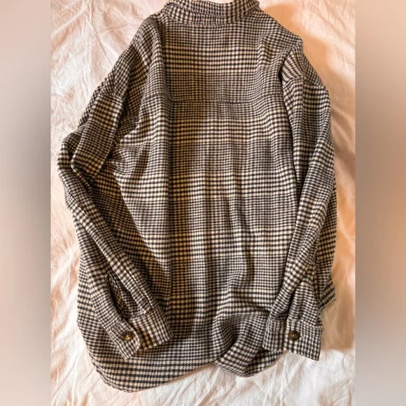 Hollister Monochrome Flannel Jacket warm - Picture 3 of 3